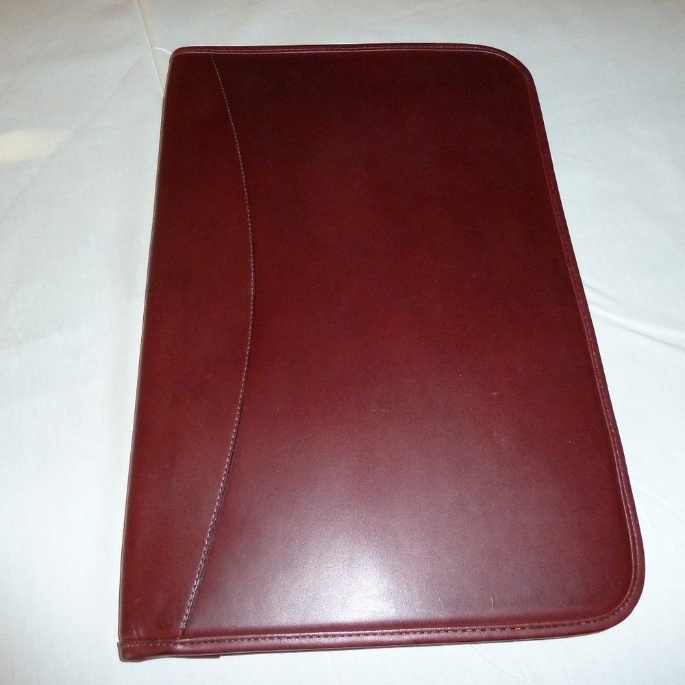 Levenger Folio Burgandy NWOB